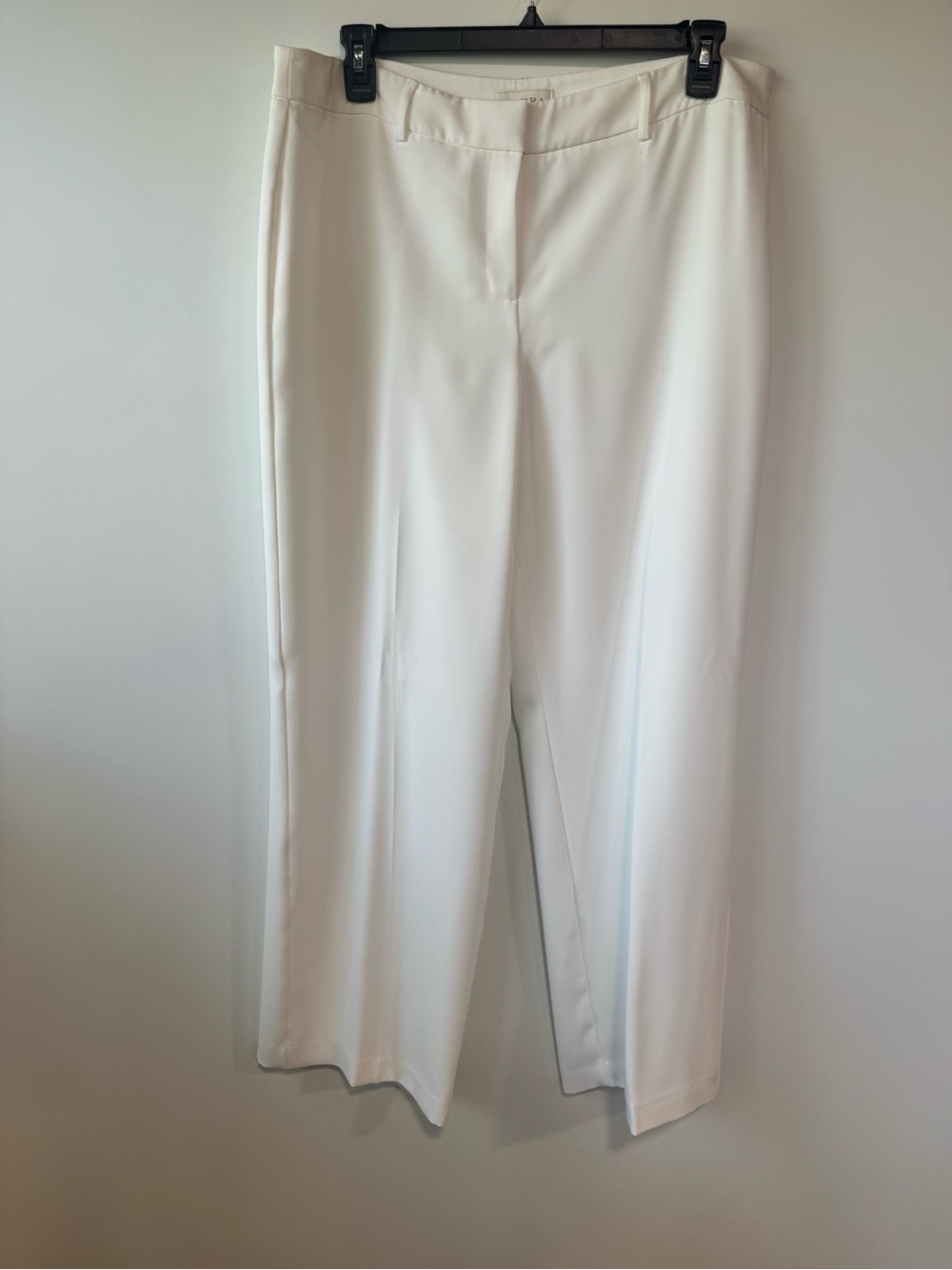 Women's White Wide-Leg Dress Pants — Timeless Tailored Fit